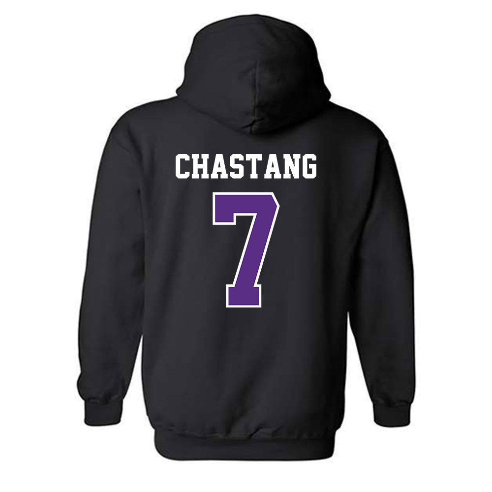 Stonehill - NCAA Men's Tennis : Alexis Chastang - Classic Shersey Hooded Sweatshirt-1