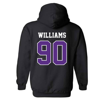 Stonehill - NCAA Football : Pj Williams - Classic Shersey Hooded Sweatshirt-1