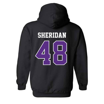 Stonehill - NCAA Football : Kevin Sheridan - Classic Shersey Hooded Sweatshirt-1