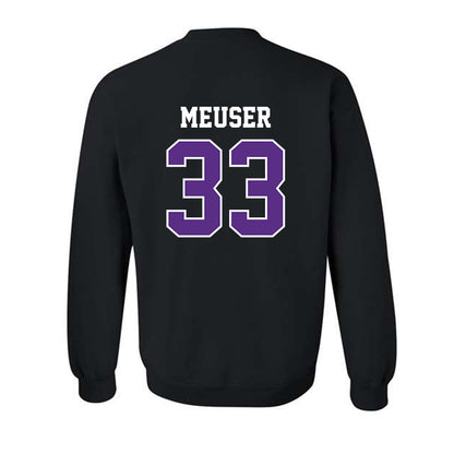 Stonehill - NCAA Men's Basketball : Ethan Meuser - Classic Shersey Crewneck Sweatshirt-1