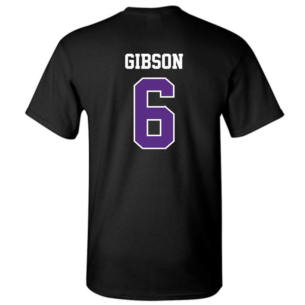 Stonehill - NCAA Men's Ice Hockey : Justin Gibson - Classic Shersey T-Shirt-1