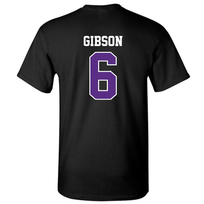 Stonehill - NCAA Men's Ice Hockey : Justin Gibson - Classic Shersey T-Shirt-1