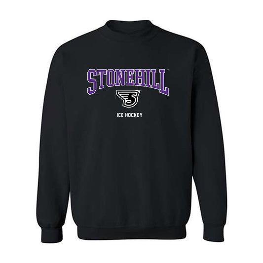 Stonehill - NCAA Women's Ice Hockey : Brianna Walkom - Classic Shersey Crewneck Sweatshirt-0