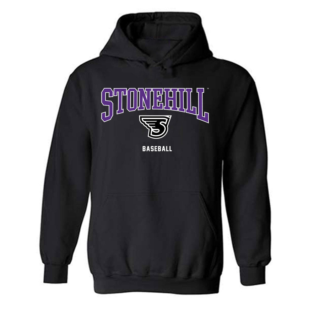 Stonehill - NCAA Baseball : Grayson Sparr - Classic Shersey Hooded Sweatshirt-0