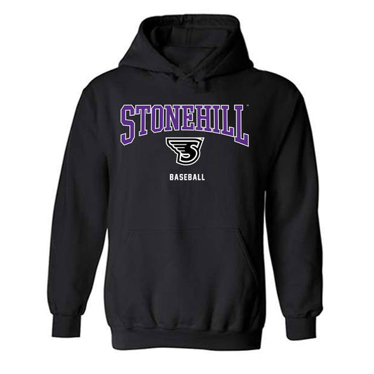 Stonehill - NCAA Baseball : Brayden Rader - Classic Shersey Hooded Sweatshirt-0