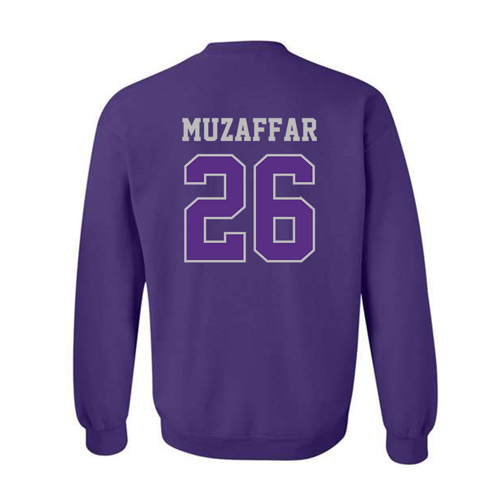 Stonehill - NCAA Men's Soccer : Amman Muzaffar - Classic Shersey Crewneck Sweatshirt-1