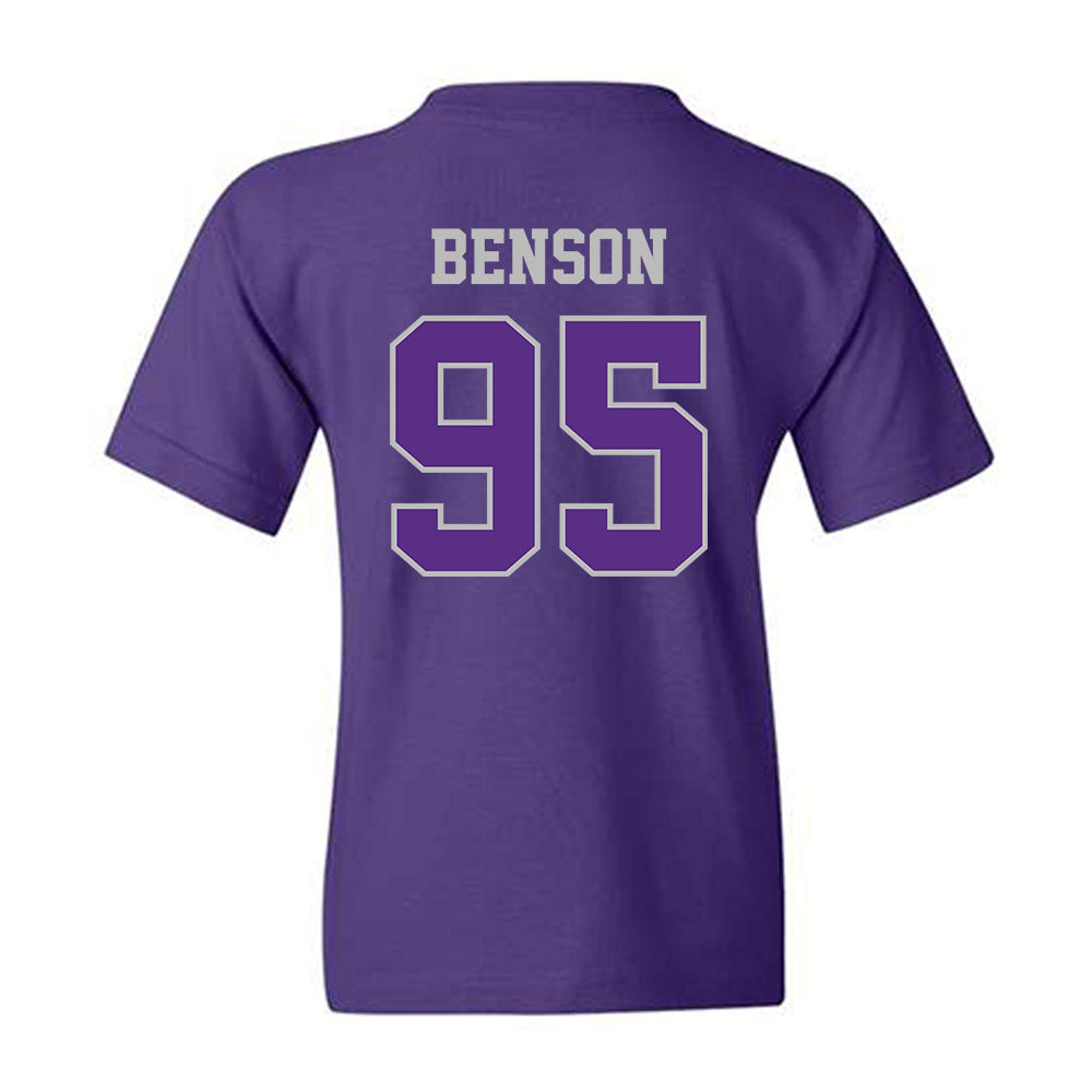 Stonehill - NCAA Football : Brian Benson - Classic Shersey Youth T-Shirt-1