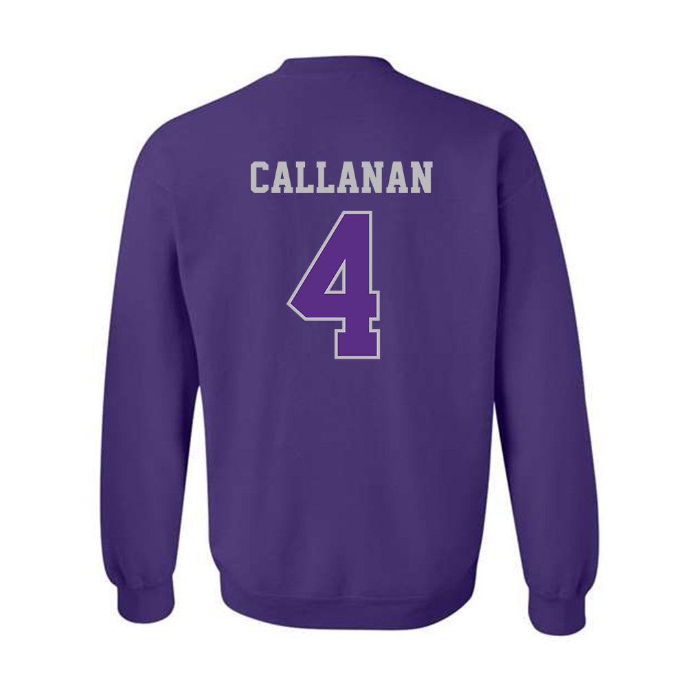 Stonehill - NCAA Equestrian : Shay Callanan - Classic Shersey Crewneck Sweatshirt-1