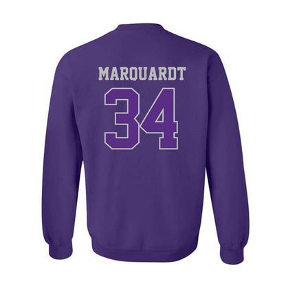 Stonehill - NCAA Men's Basketball : Neal Marquardt - Classic Shersey Crewneck Sweatshirt-1