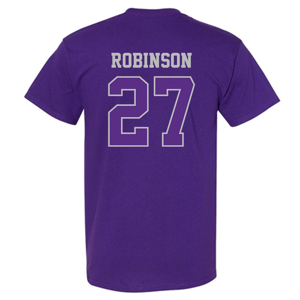 Stonehill - NCAA Baseball : Kacin Robinson - Classic Shersey T-Shirt-1