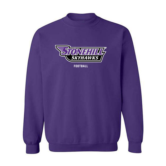 Stonehill - NCAA Football : Brian Benson - Classic Shersey Crewneck Sweatshirt-0