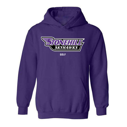 Stonehill - NCAA Women's Golf : Zoe Miller - Classic Shersey Hooded Sweatshirt-0