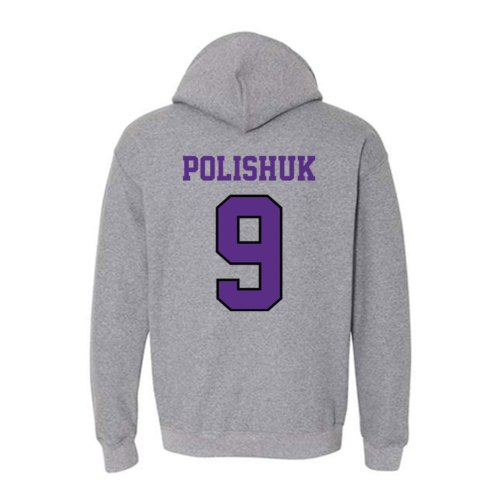 Stonehill - NCAA Women's Volleyball : Gabrielle (Gabi) Polishuk - Classic Shersey Hooded Sweatshirt-1