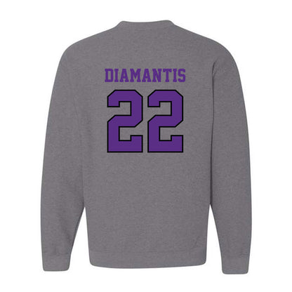 Stonehill - NCAA Men's Basketball : Charles Diamantis - Classic Shersey Crewneck Sweatshirt-1