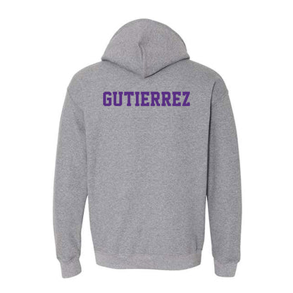 Stonehill - NCAA Men's Tennis : Javier Gutierrez - Classic Shersey Hooded Sweatshirt-1