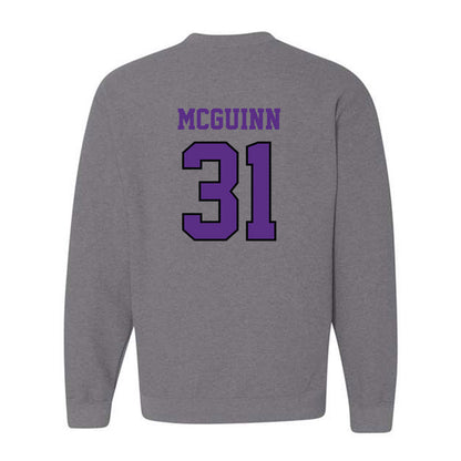 Stonehill - NCAA Men's Basketball : Pearse McGuinn - Classic Shersey Crewneck Sweatshirt-1