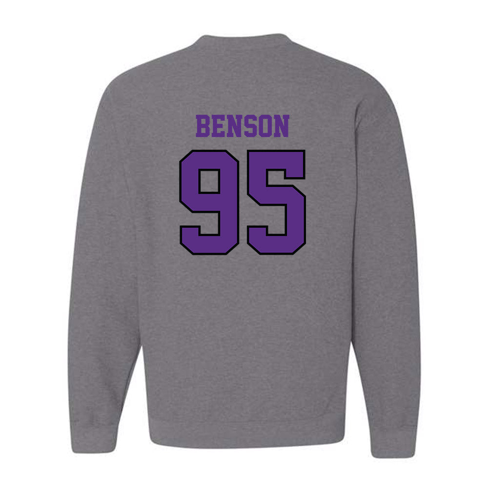 Stonehill - NCAA Football : Brian Benson - Classic Shersey Crewneck Sweatshirt-1