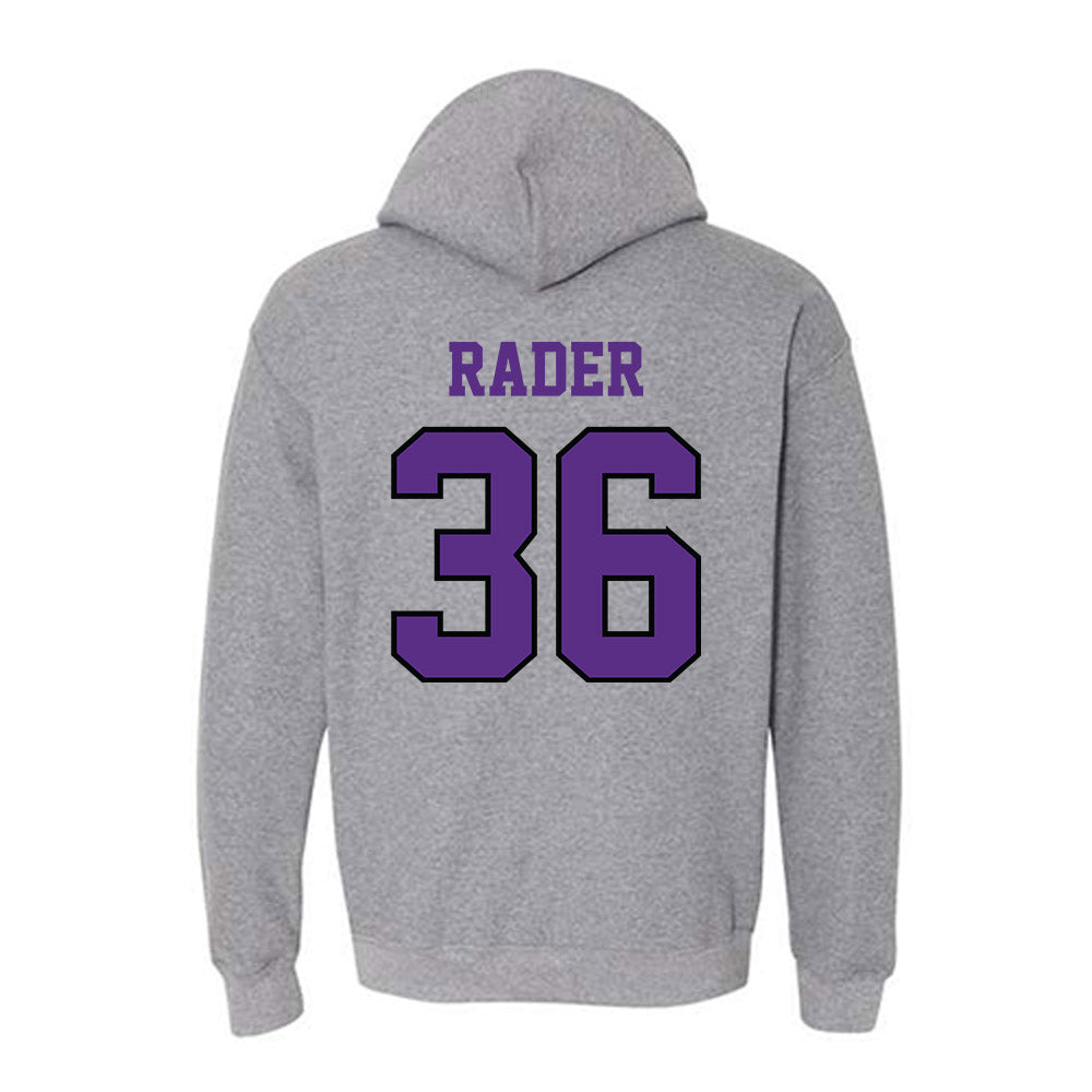 Stonehill - NCAA Baseball : Brayden Rader - Classic Shersey Hooded Sweatshirt-1