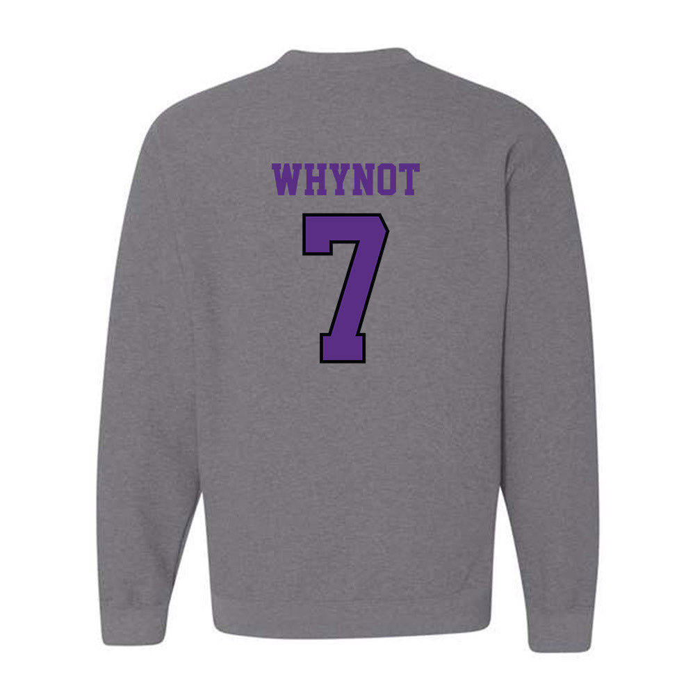 Stonehill - NCAA Women's Ice Hockey : Reagan Whynot - Classic Shersey Crewneck Sweatshirt-1