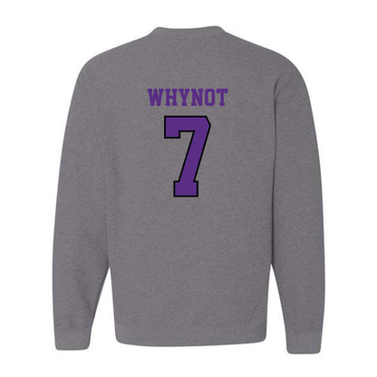 Stonehill - NCAA Women's Ice Hockey : Reagan Whynot - Classic Shersey Crewneck Sweatshirt-1