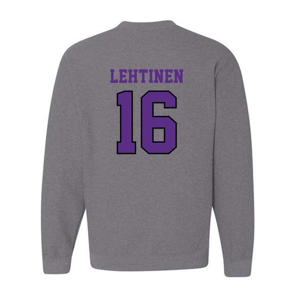 Stonehill - NCAA Men's Ice Hockey : Joel Lehtinen - Classic Shersey Crewneck Sweatshirt-1