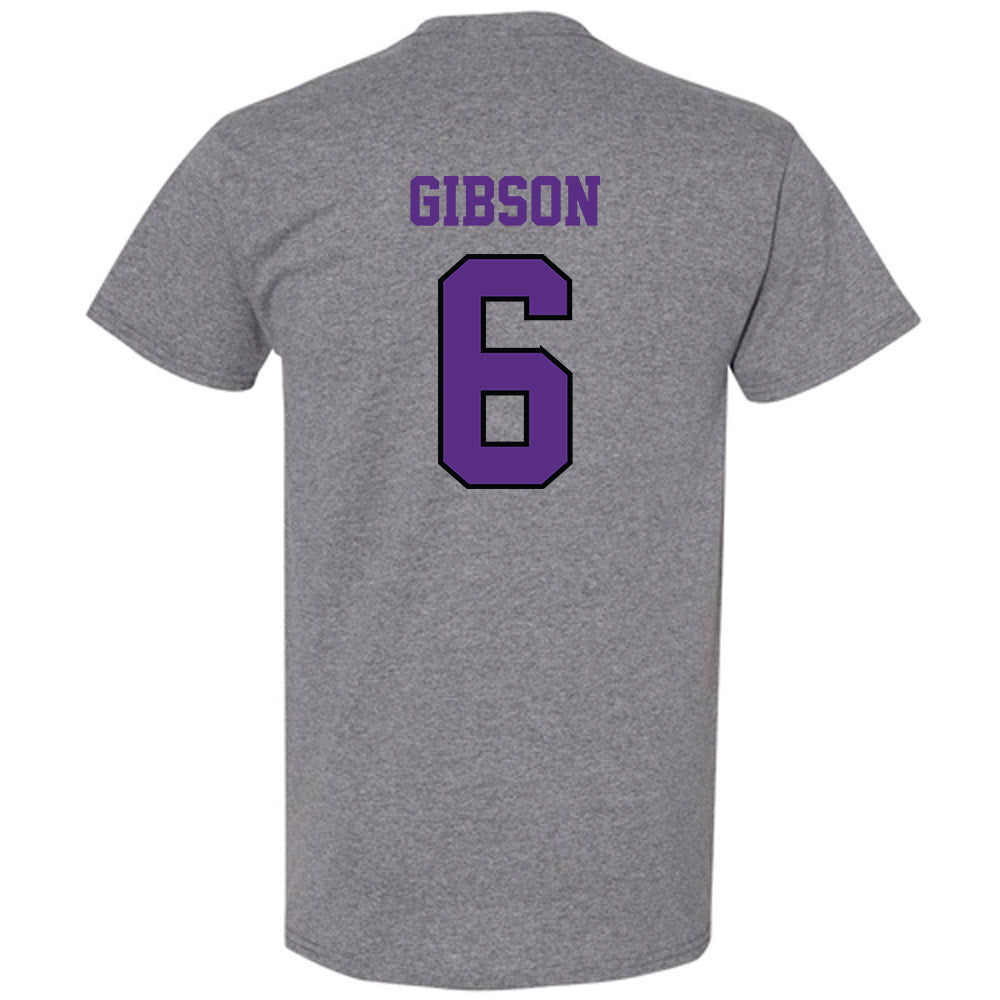 Stonehill - NCAA Men's Ice Hockey : Justin Gibson - Classic Shersey T-Shirt-1