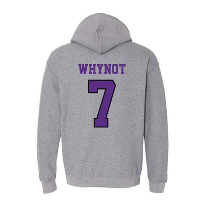 Stonehill - NCAA Women's Ice Hockey : Reagan Whynot - Classic Shersey Hooded Sweatshirt-1