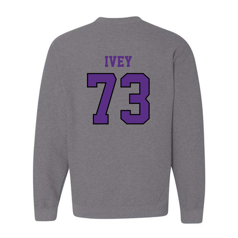 Stonehill - NCAA Football : Connor Ivey - Classic Shersey Crewneck Sweatshirt-1