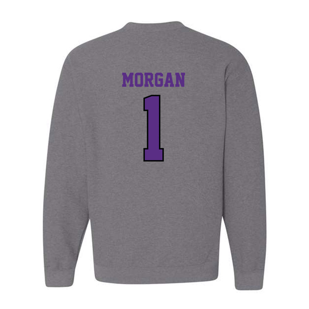 Stonehill - NCAA Men's Basketball : Joshua Morgan - Classic Shersey Crewneck Sweatshirt-1
