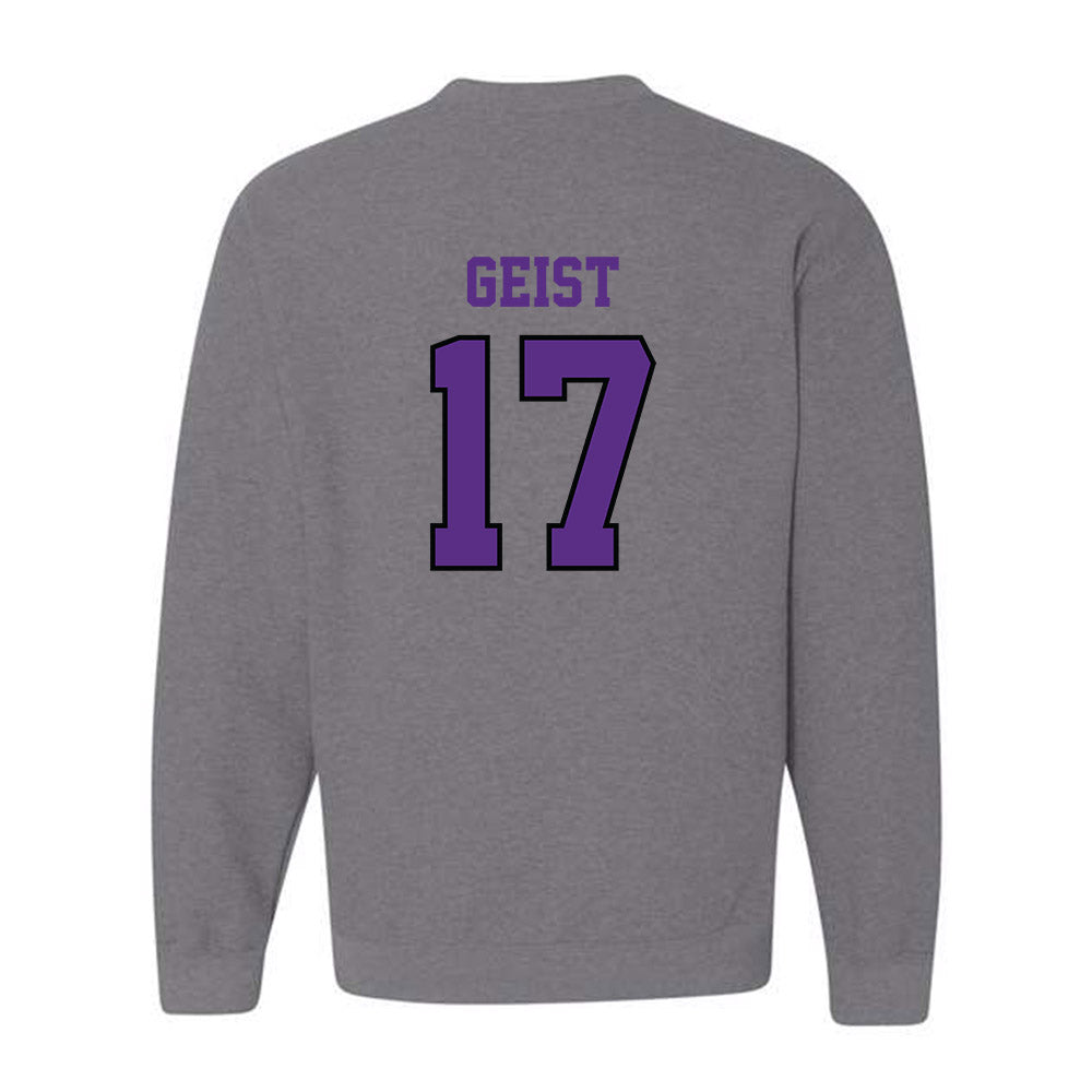 Stonehill - NCAA Women's Ice Hockey : Lily Geist - Classic Shersey Crewneck Sweatshirt-1