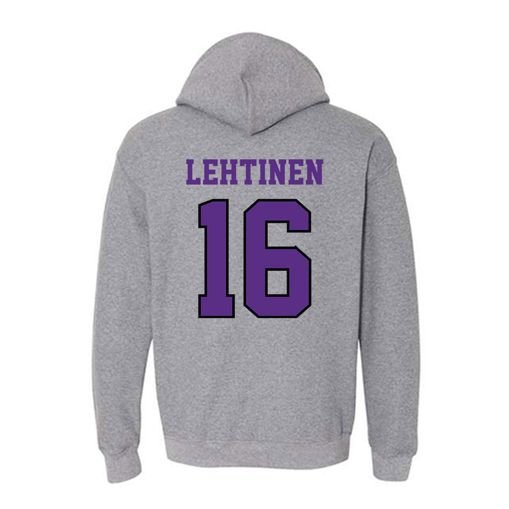 Stonehill - NCAA Men's Ice Hockey : Joel Lehtinen - Classic Shersey Hooded Sweatshirt-1