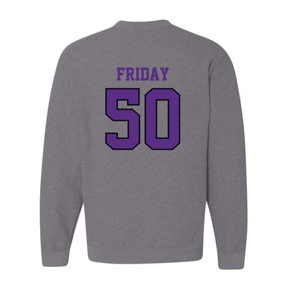 Stonehill - NCAA Football : Vahn Friday - Classic Shersey Crewneck Sweatshirt-1