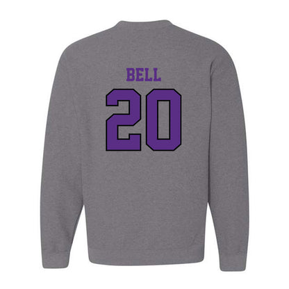 Stonehill - NCAA Baseball : Hunter Bell - Classic Shersey Crewneck Sweatshirt-1