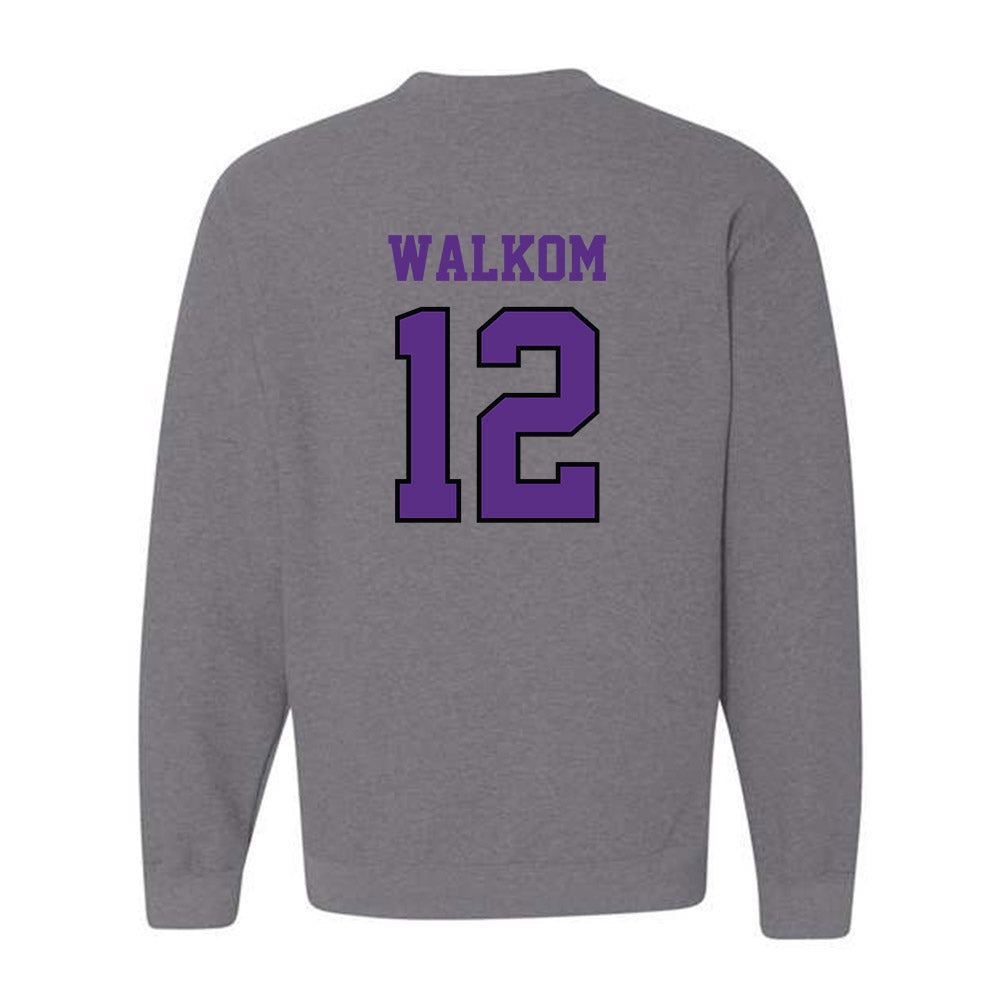 Stonehill - NCAA Women's Ice Hockey : Brianna Walkom - Classic Shersey Crewneck Sweatshirt-1