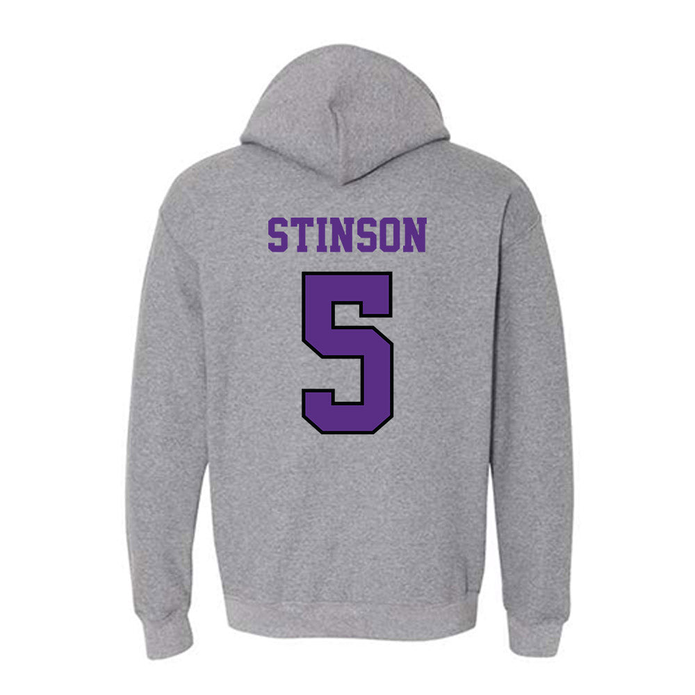  - NCAA Men's Basketball : Chas Stinson - Classic Shersey Hooded Sweatshirt-1