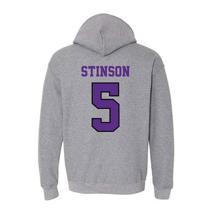  - NCAA Men's Basketball : Chas Stinson - Classic Shersey Hooded Sweatshirt-1