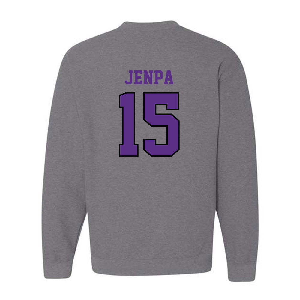 Stonehill - NCAA Men's Basketball : Norbu Jenpa - Classic Shersey Crewneck Sweatshirt-1