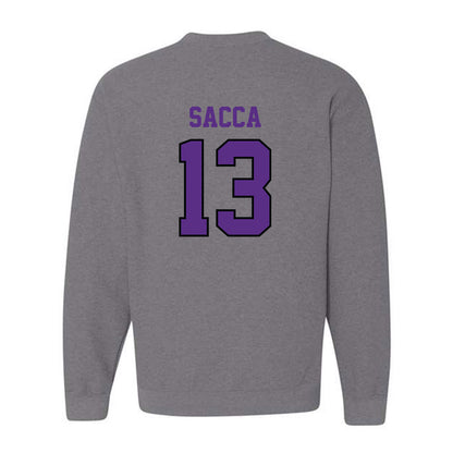 Stonehill - NCAA Women's Ice Hockey : Gracie Sacca - Classic Shersey Crewneck Sweatshirt-1
