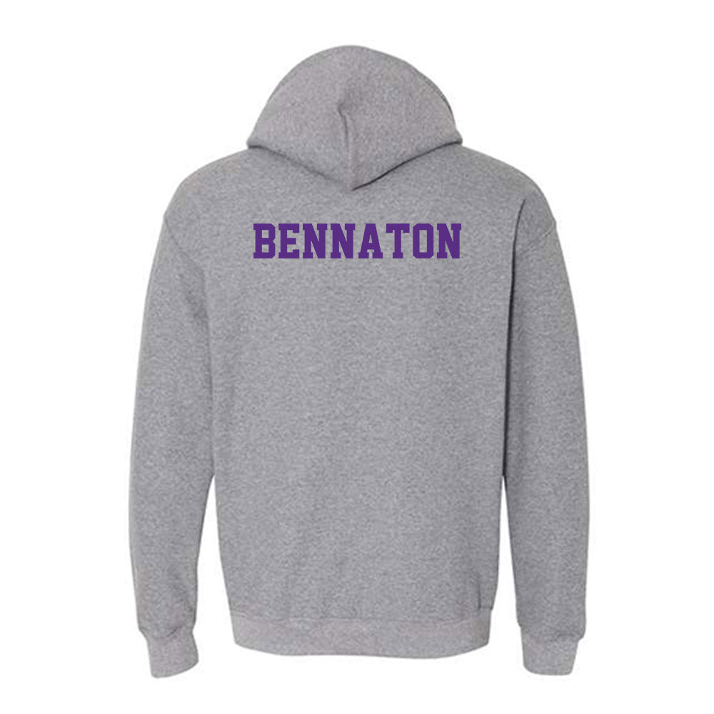 Stonehill - NCAA Men's Tennis : Guillermo Bennaton - Classic Shersey Hooded Sweatshirt-1