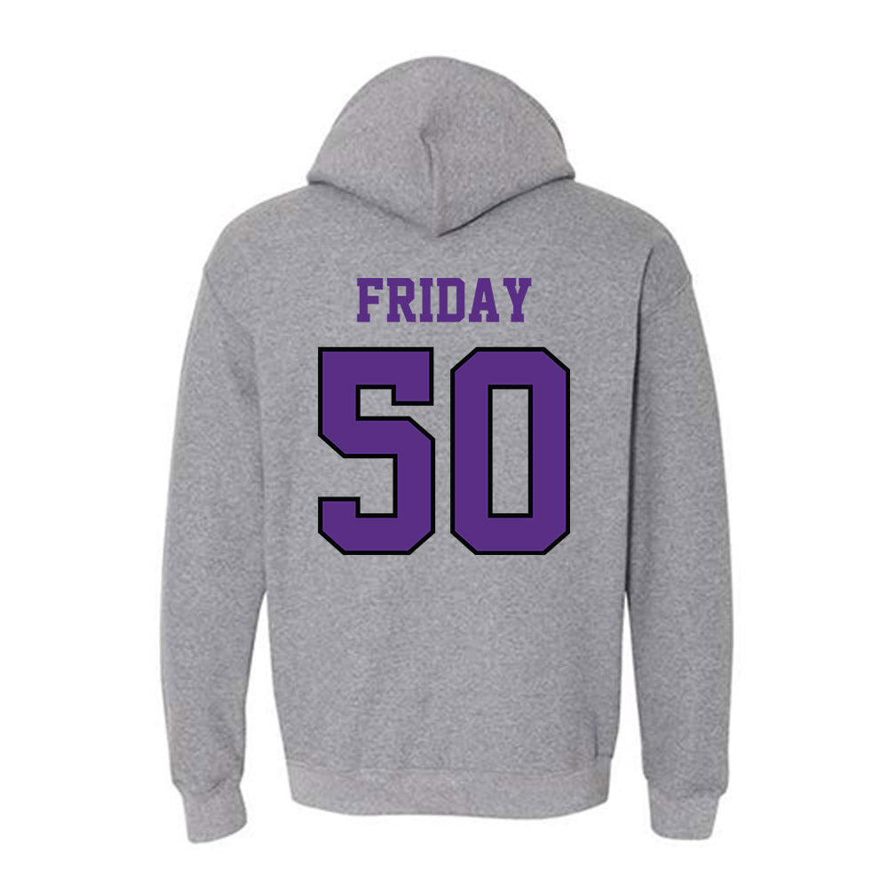 Stonehill - NCAA Football : Vahn Friday - Classic Shersey Hooded Sweatshirt-1
