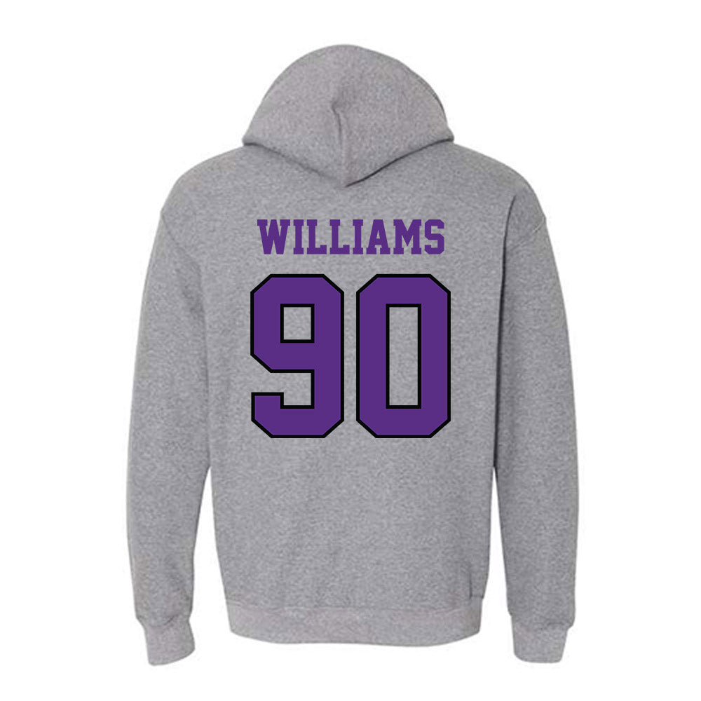 Stonehill - NCAA Football : Pj Williams - Classic Shersey Hooded Sweatshirt-1