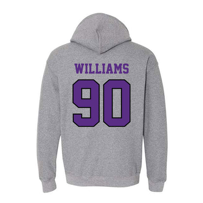 Stonehill - NCAA Football : Pj Williams - Classic Shersey Hooded Sweatshirt-1