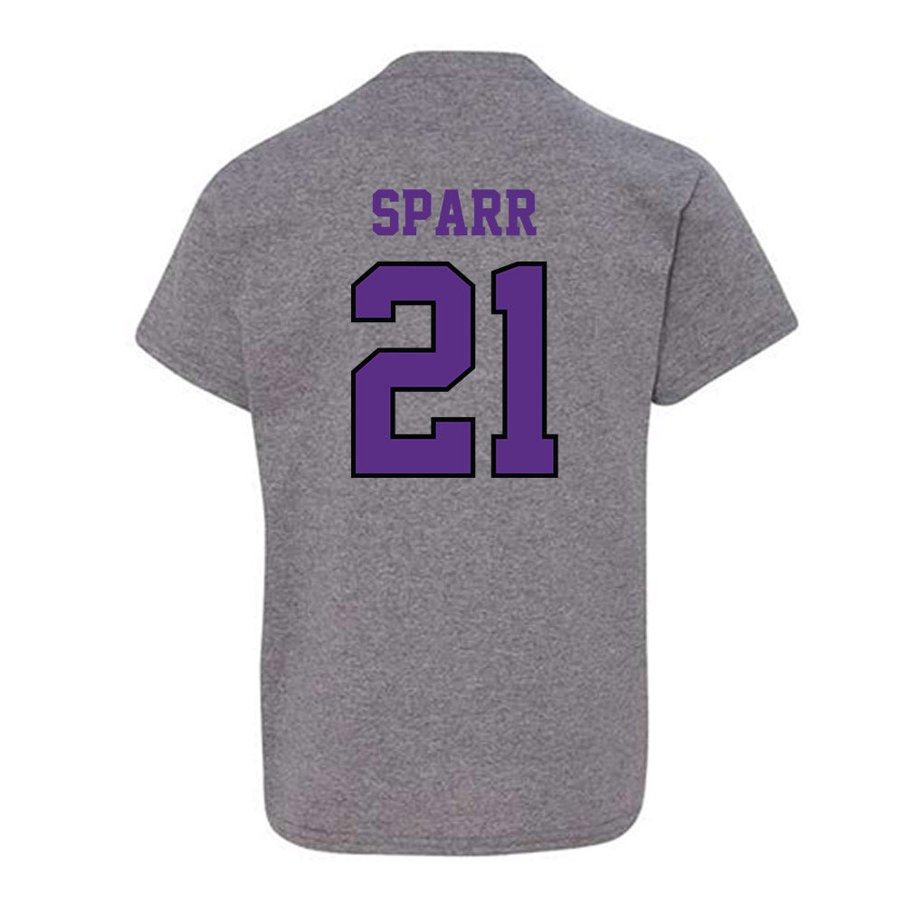 Stonehill - NCAA Baseball : Grayson Sparr - Classic Shersey Youth T-Shirt-1