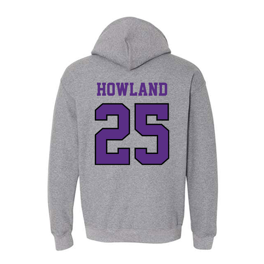 Stonehill - NCAA Baseball : Jamison Howland - Classic Shersey Hooded Sweatshirt-1