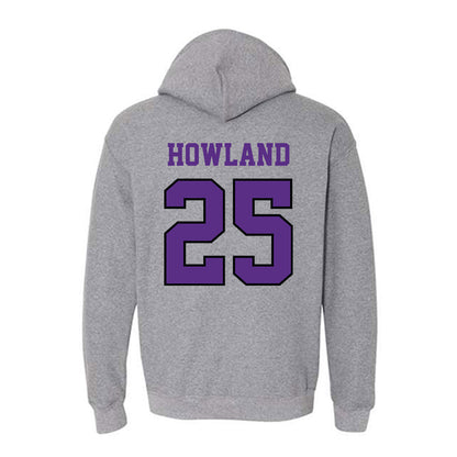 Stonehill - NCAA Baseball : Jamison Howland - Classic Shersey Hooded Sweatshirt-1