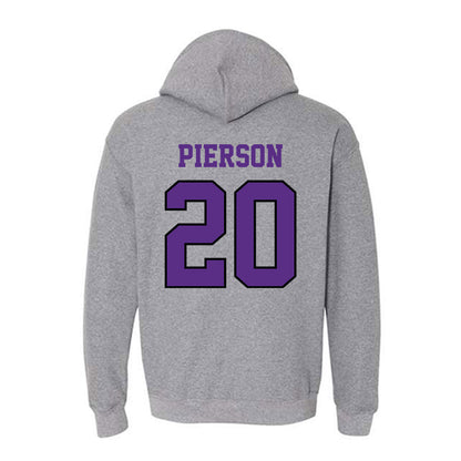 Stonehill - NCAA Men's Track & Field (Indoor) : Drew Pierson - Classic Shersey Hooded Sweatshirt-1