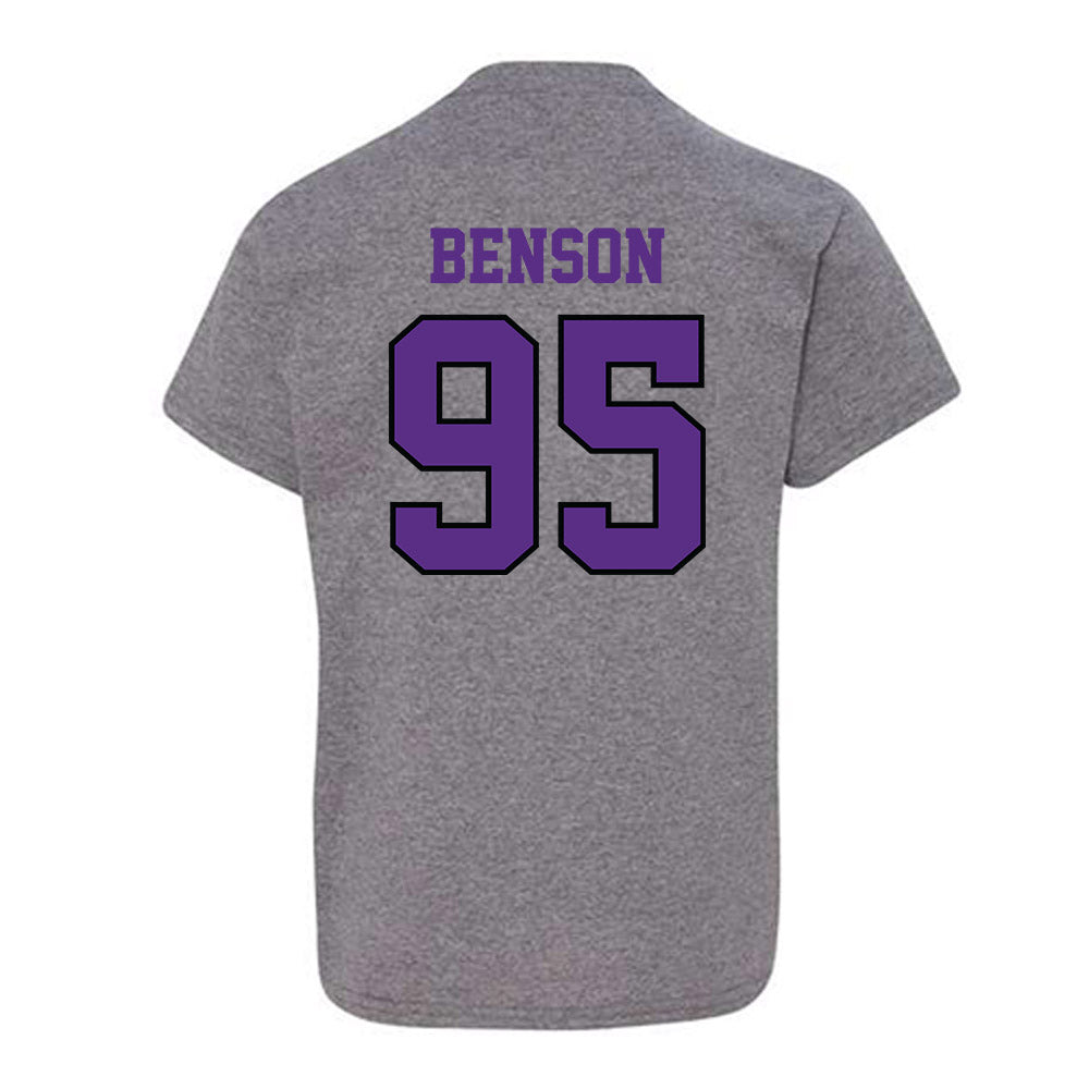 Stonehill - NCAA Football : Brian Benson - Classic Shersey Youth T-Shirt-1