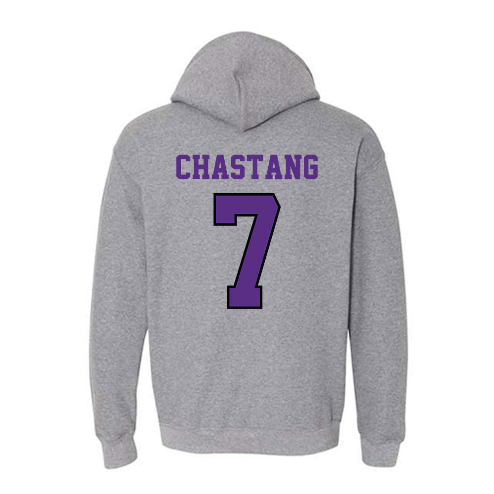 Stonehill - NCAA Men's Tennis : Alexis Chastang - Classic Shersey Hooded Sweatshirt-1