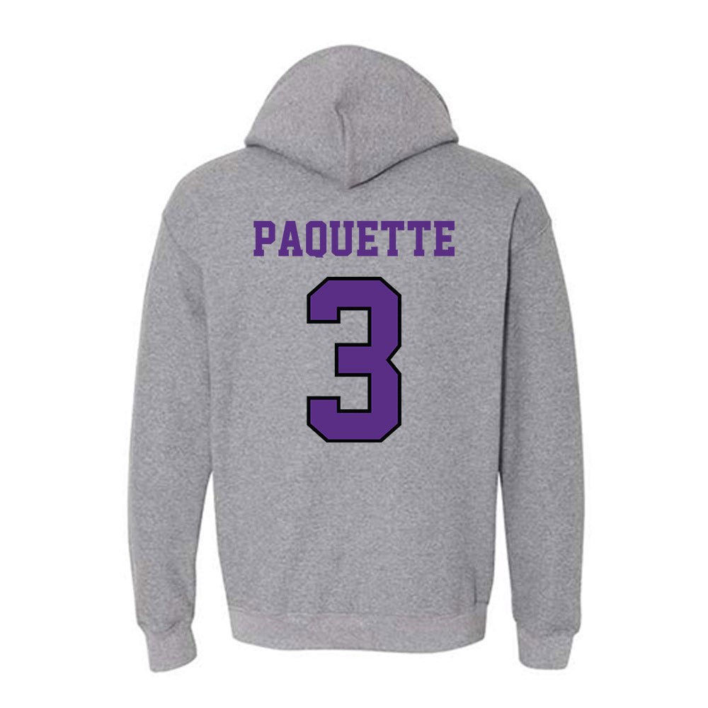 Stonehill - NCAA Women's Basketball : Brooke Paquette - Classic Shersey Hooded Sweatshirt-1