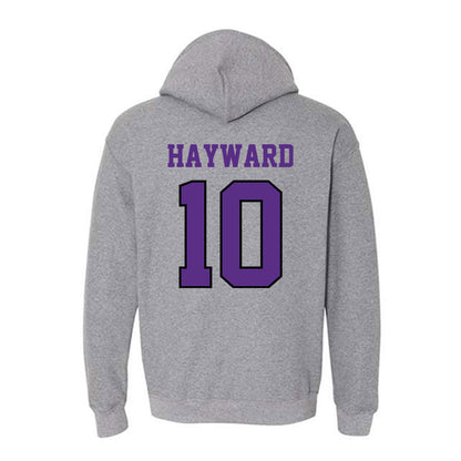 Stonehill - NCAA Women's Basketball : Sharn Hayward - Classic Shersey Hooded Sweatshirt-1